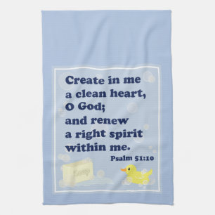 Squeaky Clean Rubber Duckie Mug Tea Towel