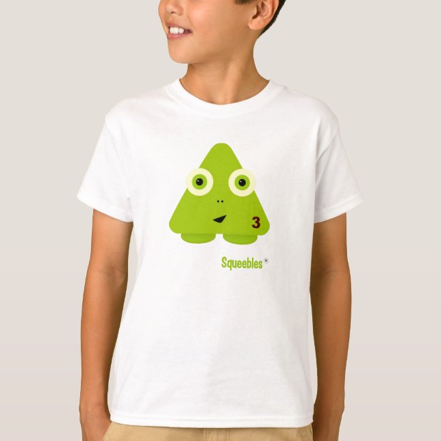 Squeebles Character T-Shirt - Trig (Front)