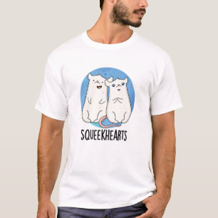 Squeekhearts Funny Mouse Sweetheart Pun T-Shirt