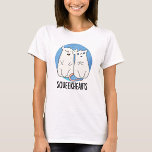 Squeekhearts Funny Mouse Sweetheart Pun T-Shirt