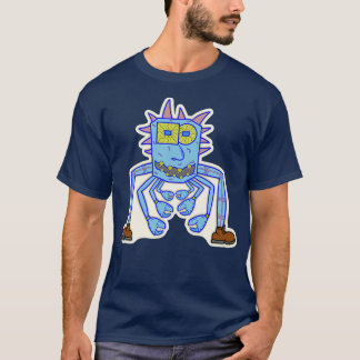 Squeenal Crab Creature Crab Monster OffWhite Backg T-Shirt