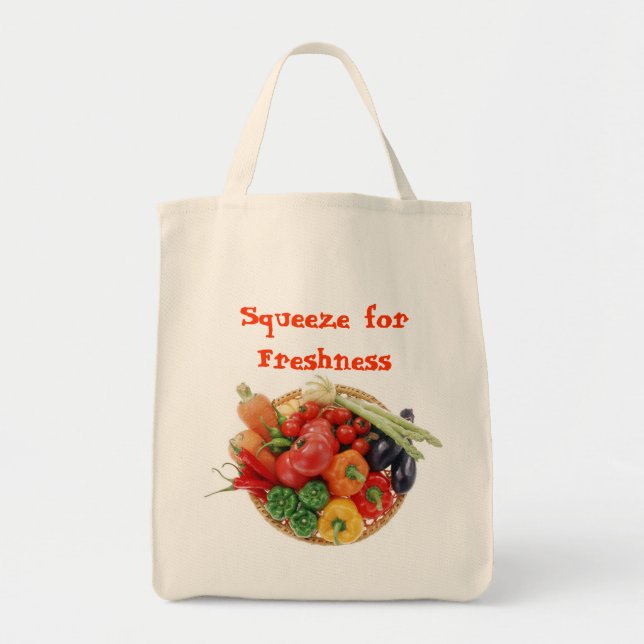 Squeeze for Freshness Tote Bag (Front)