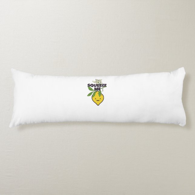 Squeeze me funny lemon body cushion (Front)