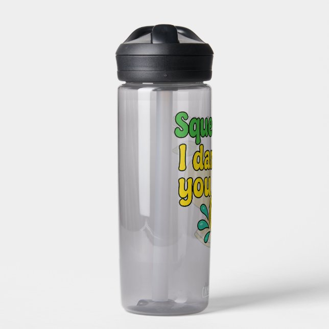 Squeeze Me I Dare You | Funny Lemon Water Bottle (Front)