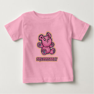 Squeeze Me Teddy Bear Cartoon Baby T-Shirt