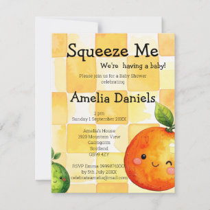 Squeeze Me, We’re Having a Baby  Invitation