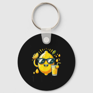 Squeeze The Day - Funny Kawaii Cute Lemon Tee Key Ring