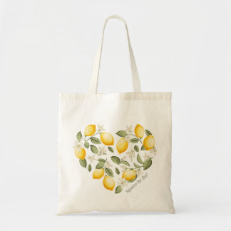 Squeeze the Day Lemon Tote Bag