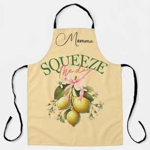 Squeeze the Day Lemons Personalised Apron