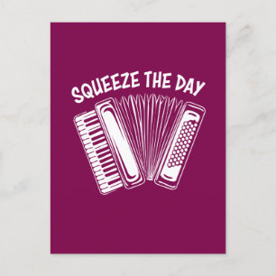 🪗 Squeeze the Day Postcard