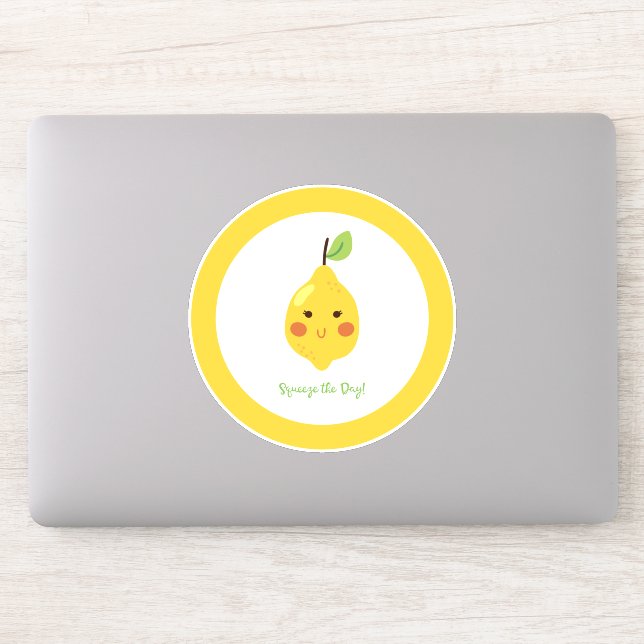 Squeeze the Day Punny Lemon   (Computer)