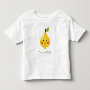Squeeze the Day Punny Lemon Toddler T-Shirt