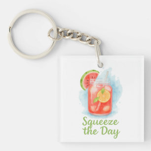 Squeeze the Day – Refreshing Summer Fruit Juice Key Ring
