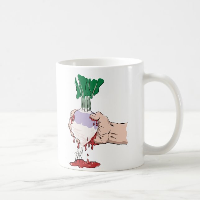 Squeezing Blood from Turnip, Squeezin' it. Coffee Mug (Right)