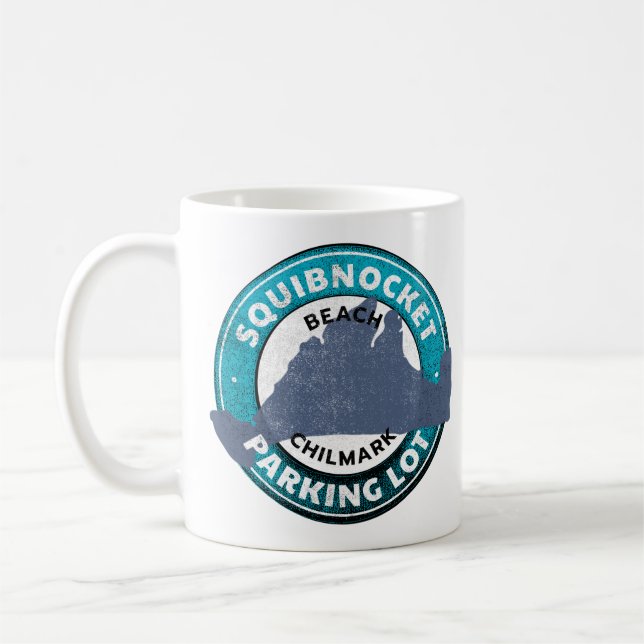 Squibnocket Beach Parking Lot Mug (Left)
