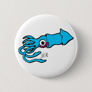 Squid 6 Cm Round Badge