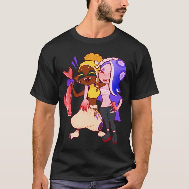 Squid and Octopus Friends T-Shirt (Front)