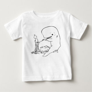 Squid and Whale Tea Party Baby T-Shirt