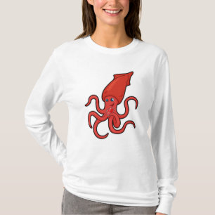 Squid at Poker with Poker cards T-Shirt