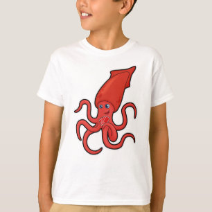 Squid at Poker with Poker cards T-Shirt