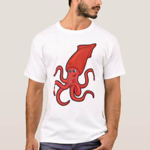 Squid at Poker with Poker cards T-Shirt