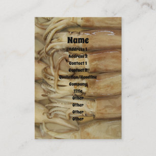 Squid - Calamari Business Card