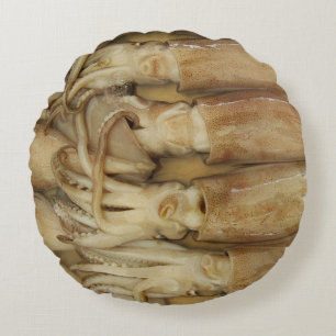 Squid - Calamari Round Cushion