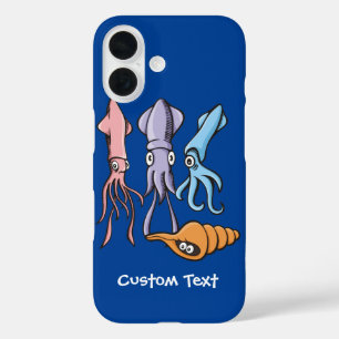 Squid Cartoons iPhone Case