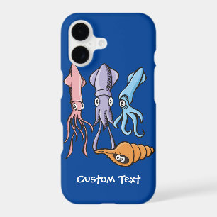 Squid Cartoons iPhone Case