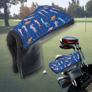 Squid Cartoons Pattern Golf Head Cover