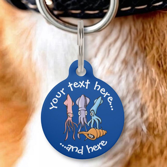 Squid Cartoons Pet Tag (Creator Uploaded)