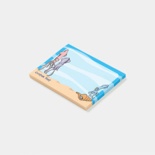 Squid Cartoons Post-it Notes