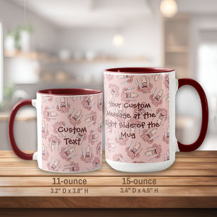 Squid Chef Cartoon Pattern Mug