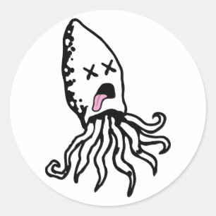 Squid Classic Round Sticker