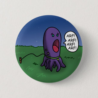 Squid Dog 6 Cm Round Badge