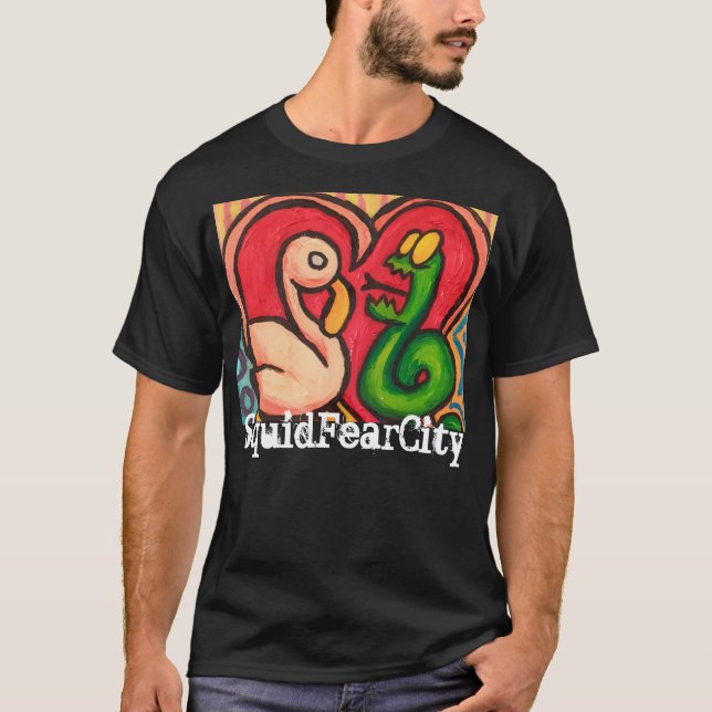Squid Fear City Graphic Tees (Front)
