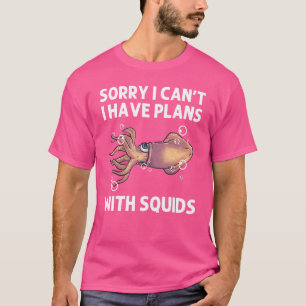 Squid For Men Women Giant Squid Octopus Tentacles T-Shirt