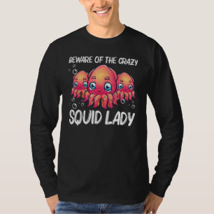 Squid For Women Mum Octopus Shore Kraken Costume T-Shirt