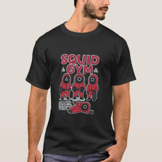 Squid Gym Funny Workout Parody T-Shirt
