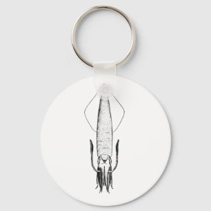 Squid Logo (loligo) Key Ring