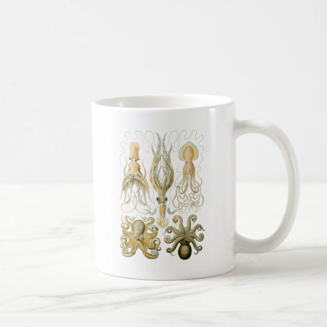 Squid & Octopus Coffee Mug (Right)