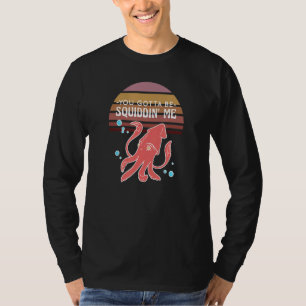 Squid Octopus Funny Meme Retro for Men Women Kids T-Shirt