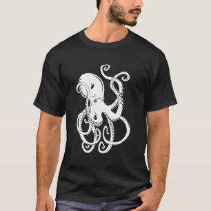 Squid octopus water world sea T-Shirt