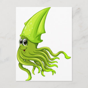 Squid Postcard