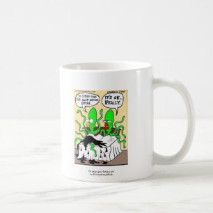 Squid Premature Ejaculation Cartoon Funny Mug