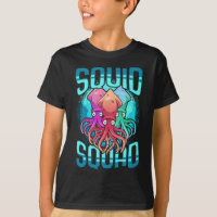 Squid Squad Sea Animal Ocean Lover Octopus Friends