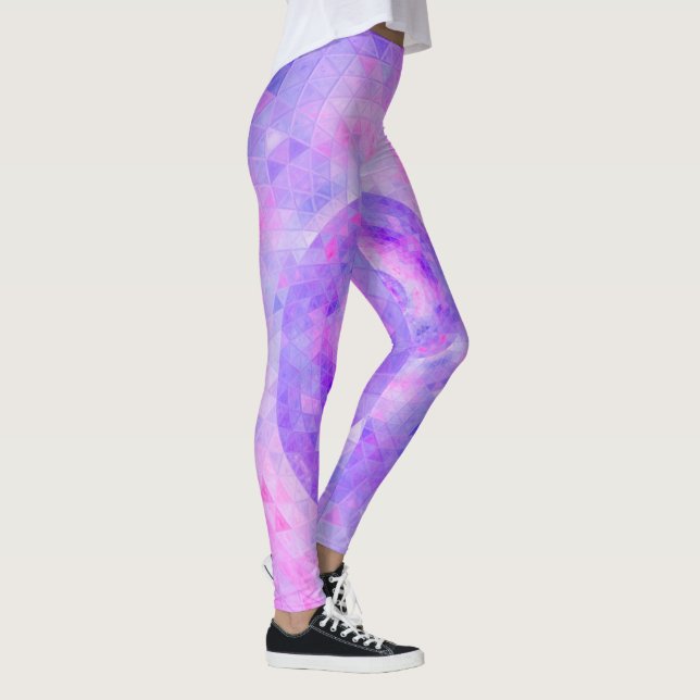 Squid Tentacles Purple Octopus Leggings (Right)