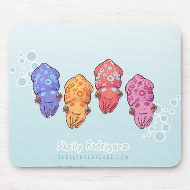 Squiddins! Mouse Mat (Front)