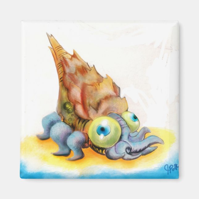 SquidilyCrab Magnet (Front)