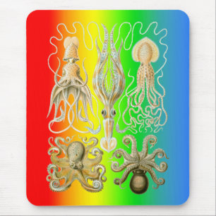 Squids and Octopods Mouse Mat